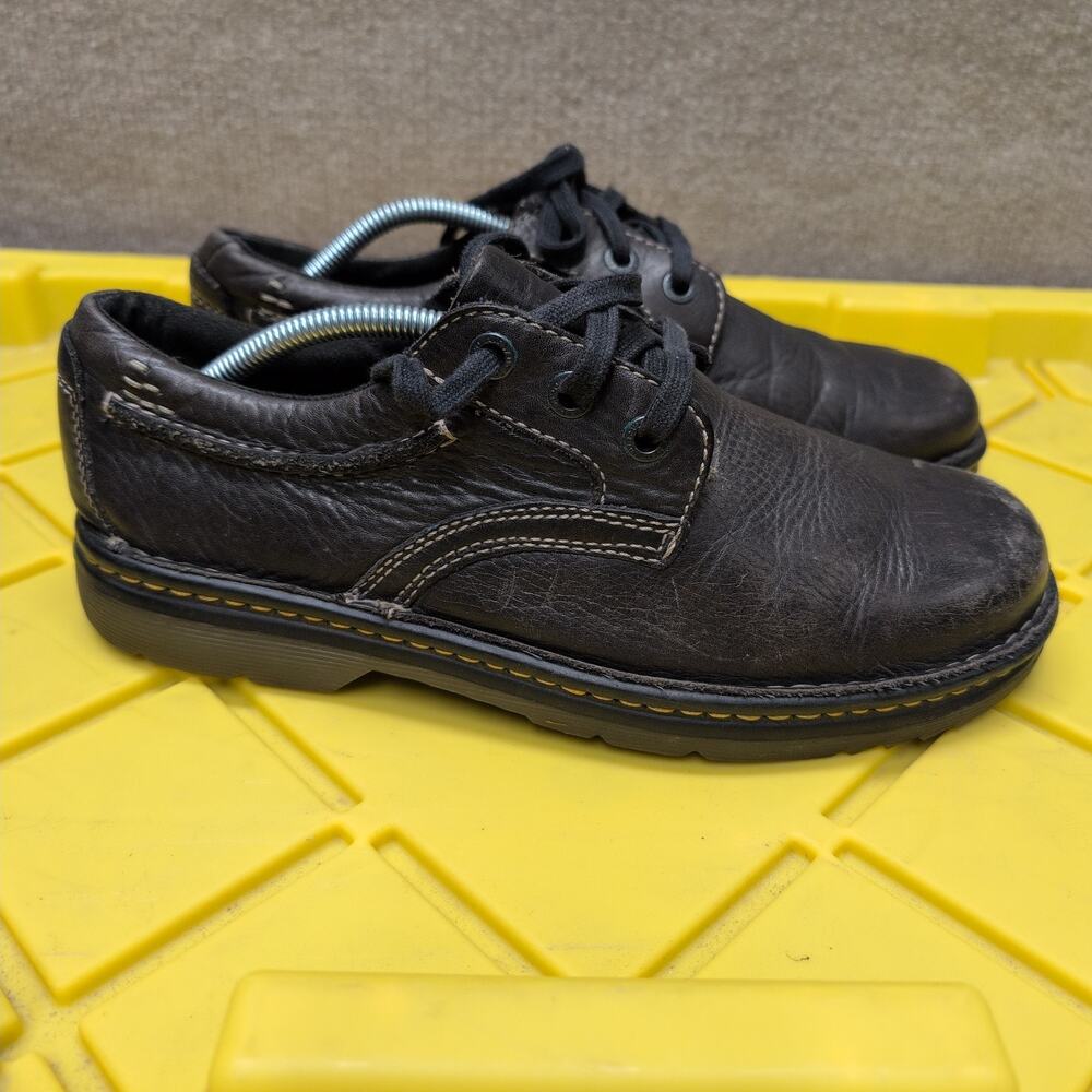 Dr Martens Men Oxford Black Leather Lace Up Shoes 8b65 Size 10 M